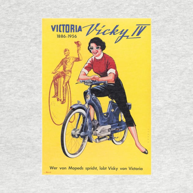 Victoria Vicky Motorcycles Motor Bike Retro Advertising Vintage by vintageposters